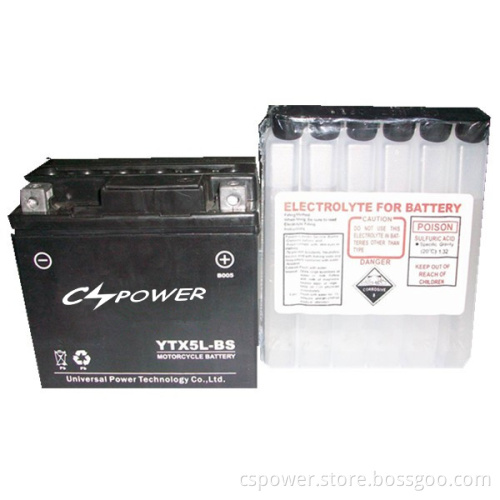 Maintenance Free Starting Lead-Acid Motorcycle Battery